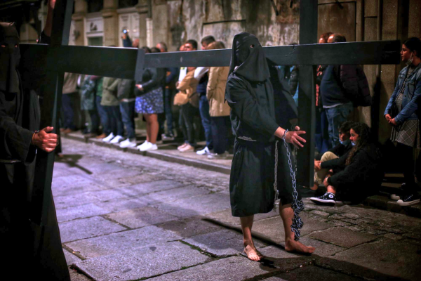 Procesión de nuestra Señora de "Os Caladiños" en Ferrol