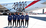 El Real Madrid estrena nuevo avión AIRBUS 380